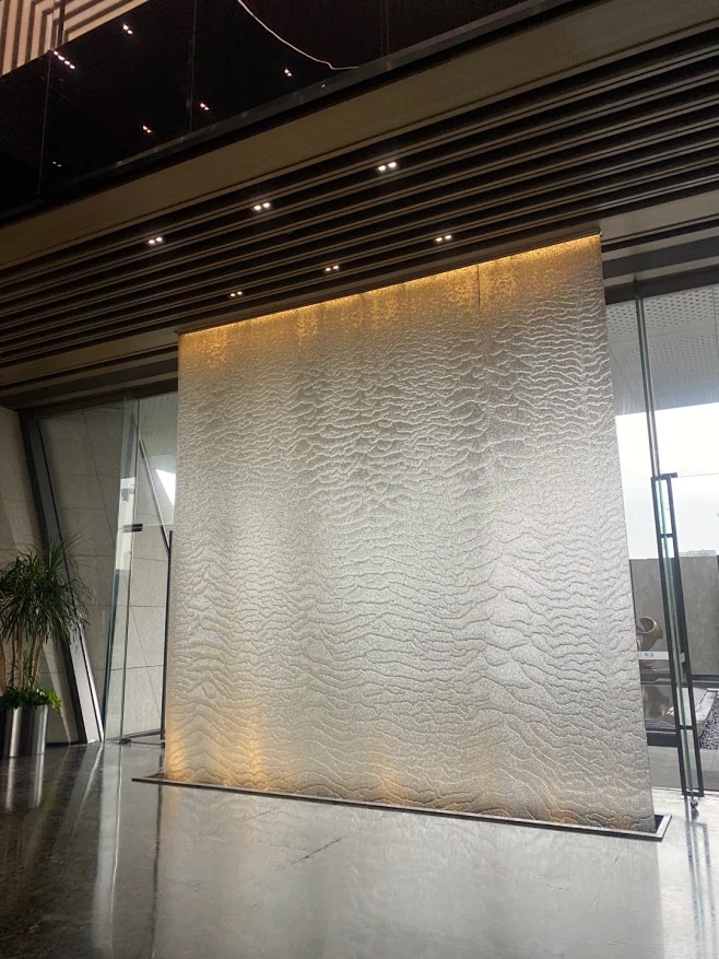大厅金属水幕